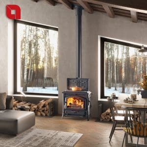 Isotta cerchievo stove with hotplate